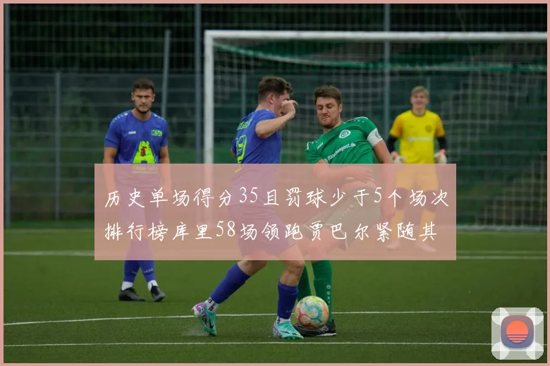 历史单场得分35且罚球少于5个场次排行榜库里58场领跑贾巴尔紧随其后